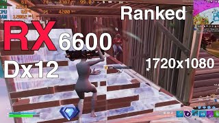 RX 6600Ryzen 5 5500  Fortnite chapter 4 season 2 Ranked  DX12  1720x1080 [upl. by Voss]