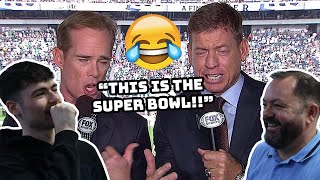 NFL Funniest Announcer Moments British Father and Son Reacts [upl. by Salome]