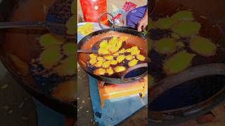 Aratikaya bajji😋food cooking shortsvideo bajjirecipefoodie [upl. by Enaillil]