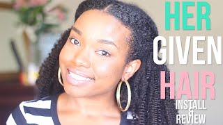 😏Easy Steps to Install Coily ClipIns for Gorgeous Hair Instantlyhergivenhair naturalhair [upl. by Horatius225]