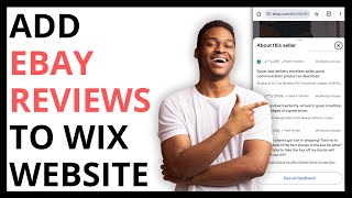 How to Add Ebay Reviews to Wix Website QUICK GUIDE [upl. by Phippen877]