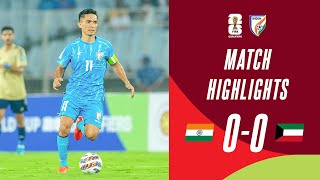 India 00 Kuwait  Match Highlights  FIFA World Cup Qualifiers [upl. by Grefe]