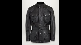 Belstaff Trialmaster Panther 20 Leather Jacket Black 71050527 L81N0347 [upl. by Magdaia]