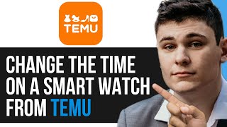 HOW TO CHANGE THE TIME ON A SMART WATCH FROM TEMU 2024 FULL GUIDE [upl. by Nylyak84]