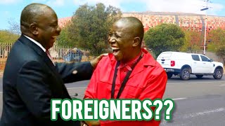 Johannesburg mayor arresting illegal foreigners in the CBD south africa [upl. by Ainav220]