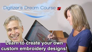 Embroidery Digitizing How to Create Your Own Designs [upl. by Tallia]