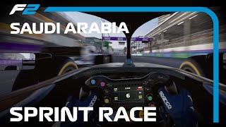 F2 22  Saudi Arabia  Sprint Race  OnBoard [upl. by Nodyroc]