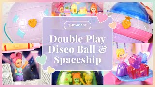 ✨SHOWCASE✨ Polly Pocket Double Play Purses Disco Ball amp Spaceship [upl. by Rey287]