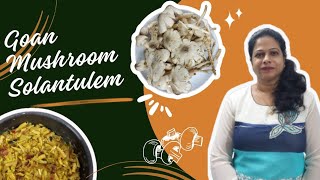 Mushroom Solantulem  Goan Olmi recipe mushroomrecipe goanfood mushroom [upl. by Yvel989]