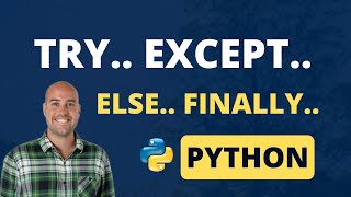 TRY EXCEPT ELSE FINALLY in Python python [upl. by Selden]