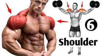 6 Effective Shoulder Exercises At The Gym  Shoulder Workout [upl. by Susie]