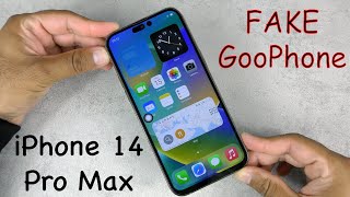 FIRST LOOK At The Goophone iPhone 14 Pro Max Unboxing [upl. by Rozalin]