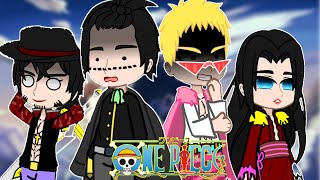 👒 Past warlords react Luffy  Gacha Club  One piece react 👒 Full Part [upl. by Nnaxor]