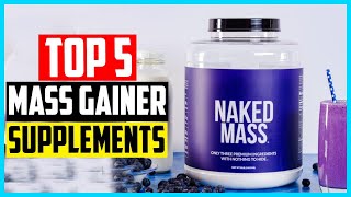 Top 5 Best Mass Gainer Supplements in 2024 [upl. by Anwahsar]