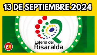 Resultado de la LOTERIA DE RISARALDA del viernes 13 de septiembre de 2024 💫✅💰 [upl. by Ogata]