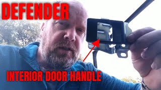 Defender Door Handle Replacement landrover landroverdefender [upl. by Nilek754]