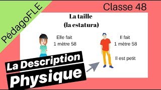 👩‍🏫 Como DESCRIBIR FISICAMENTE en FRANCES  Clase 48 [upl. by Nileuqay458]