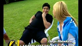 Maradona con Valeria Mazza  Versus [upl. by Pfosi]