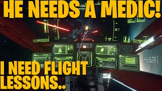 This is why I play Medic  Cutlass Red  Star citizen Gameplay [upl. by Grados110]