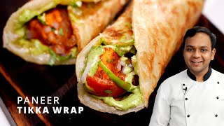 Paneer Tikka Wrap  Work From Home Recipes  Easy Paneer Rolls  CookingShooking [upl. by Winnick]