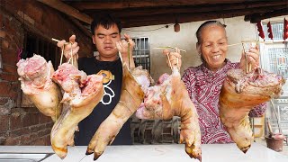 愛吃豬蹄要收藏阿婆教你一個豬腳的家常菜做法｜Grandma teaches you a homecooked recipe of pigs feet｜Chinese 广西 美食 ｜玉林阿婆 [upl. by Haimirej]