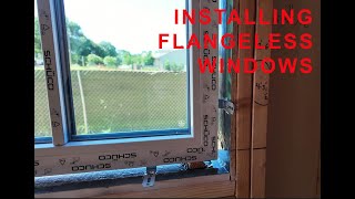 INSTALLING a FLANGELESS Window [upl. by Lleruj955]