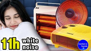 White noise fall asleep instantly new combo heater noise for sleeping relaxing studying focus [upl. by Derman]