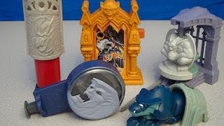 DISNEYS GARGOYLES 1995 BURGER KING KIDS CLUB TOY COLLECTION VIDEO REVIEW [upl. by Helprin]