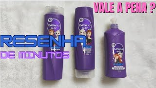 Shampoo Condicionador e creme de Pentear Juntinhos Seda Frozen  nossa experiência [upl. by Amek489]