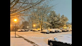 First Snowfall 2019 Virginia USA  Snow Storm Gia  Winter Storm 2019  Live SnowFall [upl. by Searby396]