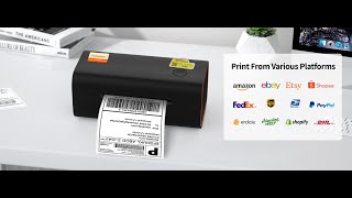 Yinleader Thermal Label Printer 4x6 [upl. by Oirazan]