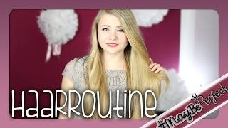 MEINE HAARROUTINE  Waschen Pflege amp neuer Schnitt  MayBePerfect [upl. by Sessylu580]