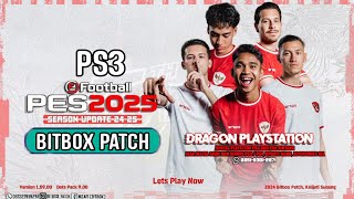 EFOOTBALL PES 2025 BITBOX PATCH 096 SUMMER SEASON PS3 PKG [upl. by Nored480]