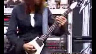 Kirk Hammett showing riffs dubbed over [upl. by Oznole]