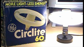 The first CFL 1979 GE Circlite [upl. by Hatch]