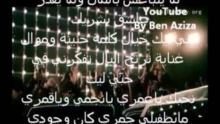 New Walid Tounsi 2015 نحبك يا مجنون mezwed Parole HD [upl. by Sheply]