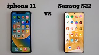 Samsung S22 VS iphone 11 in 2024  Speed Test [upl. by Igor]