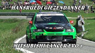 BERGRENNEN GURNIGEL 2024 HANSRUEDI GIEZENDANNER MITSUBISHI LANCER EVO 8 VIDEOCLIP BY BELLUNOVIDEO [upl. by Etteroma]