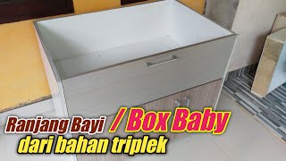 Ranjang bayi dari triplek  cara membuatnya mudah dan simpel  AYUNDA KREATIF [upl. by Bechler]