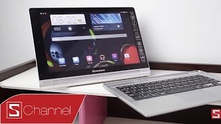 Schannel  Mở hộp máy tính bảng Lenovo Tablet Yoga HD 10 HD   Thiết kế đẹp cấu hình thấp [upl. by Atelokin]