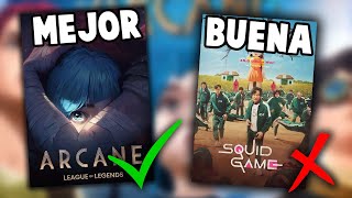 🔴Por Esta RAZÓN“ Arcane” SUPERÓ al JUEGO DEL CALAMAR [upl. by Zonda]