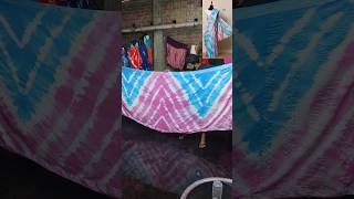 Zig zag tie dye saree ₹550ship 6299249955 [upl. by Ettezzil]