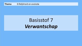 VMBO 3  Erfelijkheid en evolutie  7 Verwantschap  8e Editie [upl. by Ferguson719]