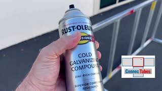 Coat Your BBQ Frame with Cold Galvanizing Paint for extra protection against rust [upl. by Nonie]