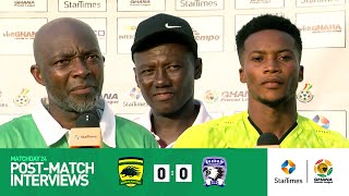 Bechem United 0  0 Asante Kotoko  Postmatch Interviews  Ghana Premier League  MD 24 [upl. by Junia123]