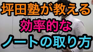 【勉強法】効率的なノートの取り方（コーネル式ノート） ～ 坪田塾 公式YouTubeチャンネル ～ [upl. by Aissej]