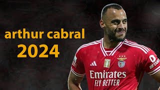 arthur cabral ▲ benfica skills 2024 ▲ [upl. by Yesdnik349]