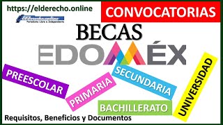 🥇 Becas Edomex 🚀 20222023 Requisitos Beneficios y Convocatorias  Becas México [upl. by Debera]