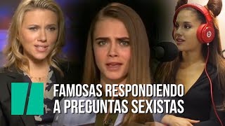 Famosas que responden a preguntas sexistas [upl. by Otha]