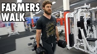 FARMERS WALK  HowTo Exercise Tutorial [upl. by Auqinahc352]